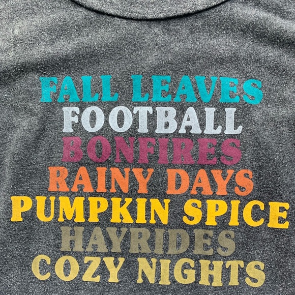 Dark gray Fall shirt! - Picture 2 of 4